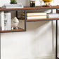 Rectangle Shape Contemporary Console Table Brown and Black Wood Console Sofa Table