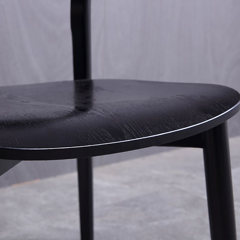 Industrial Style Open Back Dining Side Chair Wood Side Dining Chairs for Kitchen Clearhalo ' kitchen&dining_furn' 'Dining Chairs' 'Dining Tables & Seating' 'dining_chair' 'furn' 'furn_dining_chair' 'Furniture' 'furniture_dining_chair' 'Kitchen & Dining Furniture' 'kitchen' 1200x1200_6acbcdd3-4410-4e39-8ab5-16b247ad8a65