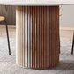 Modern Style Sintered Stone Dining Table Single Pedestal Base Round Table for Home,35.4"L x 29.5"H Clearhalo ' dining_table' 'Dining Tables & Seating' 'Dining Tables' 'furn' 'furn_dining_table' 'Furniture' 'furniture_dining_table' 'Kitchen & Dining Furniture' 'kitchen&dining_furn' 'kitchen' 'kitchen_dining_table' 1200x1200_6accc54a-d9c0-40df-8268-41fa707a18ce
