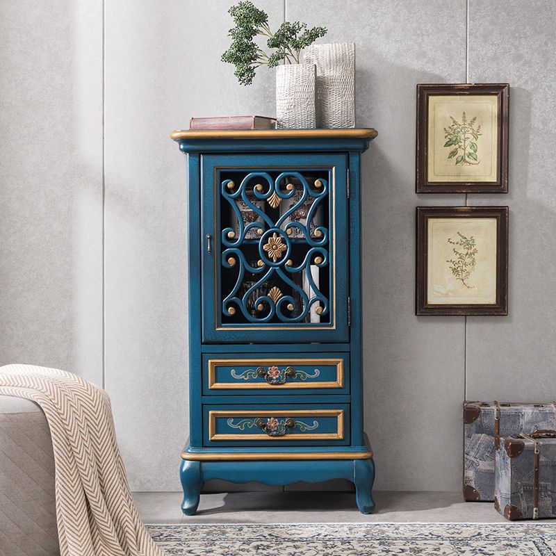 Industrial Wood Accent Cabinet with Drawers Side Cabinet with Bracket Legs Clearhalo 'Cabinets & Chests' 'cabinets_chests' 'furn' 'furn_cabinets_chests' 'Furniture' 'Living Room Furniture' 1200x1200_6acd0a36-963b-44f1-a54d-e57cf19d1057