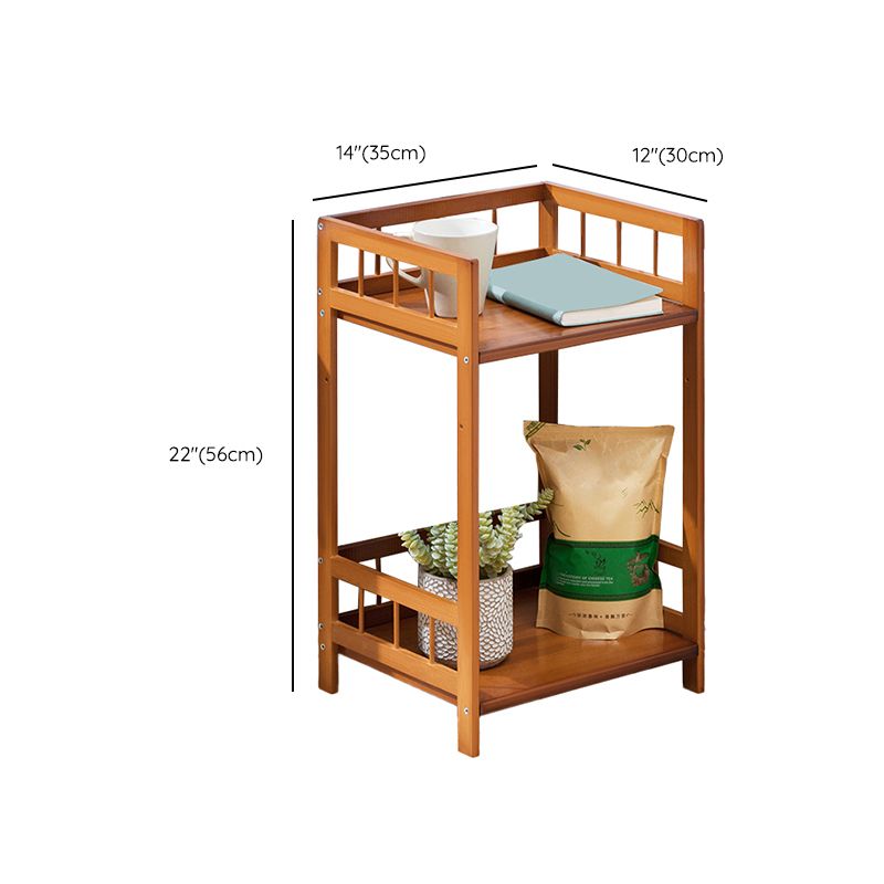 11" Wide Contemporary Corner Table Rectangular Accent Side Table with Storage Clearhalo 'Coffee & Accent Tables' 'End & Side Tables' 'end_side_tables' 'furn' 'furn_end_side_tables' 'Furniture' 'Living Room Furniture' 1200x1200_6acd14cb-4ac0-4cb3-869d-597314bf65a8