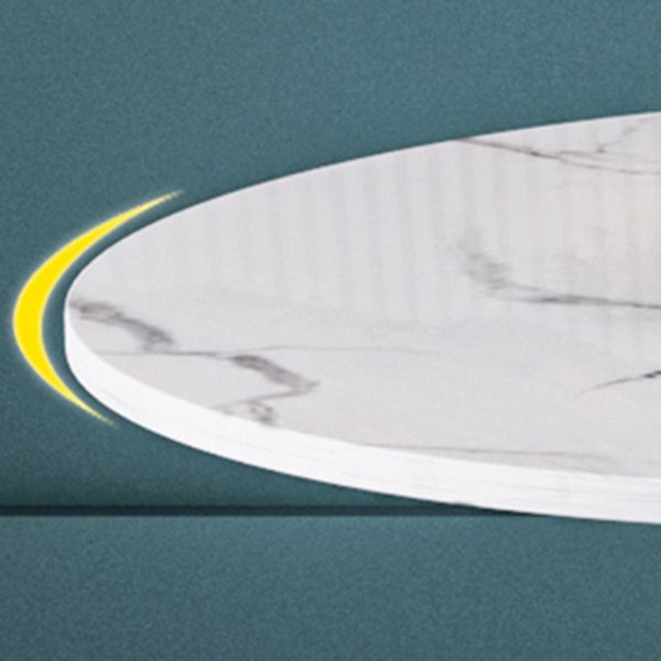 Table à manger blanche en pierre péout