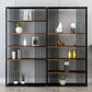 Wooden Standard Bookshelf Industrial Open Back Bookcase with Shelves
