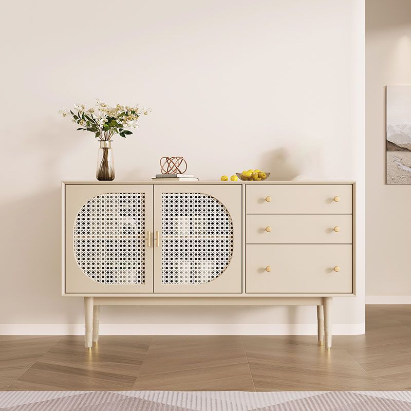 Modernismus Holz Sideboard Tabelle 3-Schüchter weiße Sideboard für Wohnzimmer