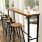 Contemporary Armless Bar Stools Solid Wood Barstool with Footrest Clearhalo 'Bar Furniture' 'Bar Stools' 'bar_stools' 'furn' 'furn_bar_stools' 'Furniture' 'Kitchen & Dining Furniture' 1200x1200_6ad3bc3b-01c1-4ec0-bb99-c97d747dc163
