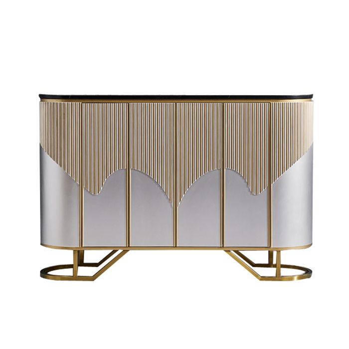 Marmor Credenka Moderner und zeitgenössischer Server mit Schränken