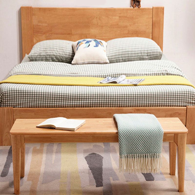 13.65-inch W Mid-Century Modern Seating Bench Solid Wood Bench Clearhalo 'Benches' 'Chairs & Seating' 'furn' 'furn_benches' 'Furniture' 'Living Room Furniture' 1200x1200_6ad6db65-3fd5-403f-a35c-6f8713719bea