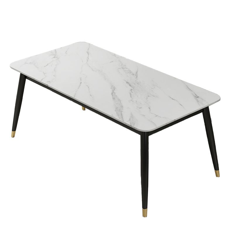 Glam 1/3/5/7 Pieces Dining Set Sintered Stone Dining Table for Home Use Clearhalo 'Dining Room Sets' 'Dining Tables & Seating' 'dining_room_set' 'furn' 'furn_dining_room_set' 'Furniture' 'furniture_dining_room_set' 'Kitchen & Dining Furniture' 'kitchen&dining_furn' 'kitchen' 1200x1200_6ad724e4-9c61-404e-a18e-865733707eec