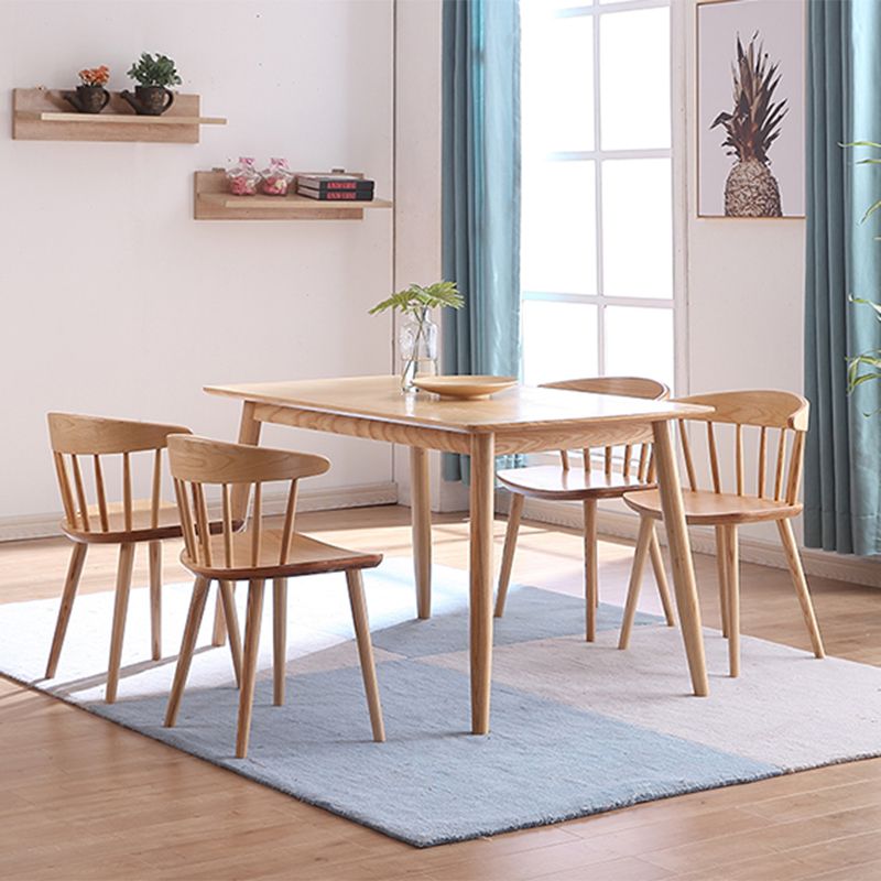 Contemporary Style Dining Wooden Chair Kitchen Wingback Armless Chairs Clearhalo ' kitchen&dining_furn' 'Dining Chairs' 'Dining Tables & Seating' 'dining_chair' 'furn' 'furn_dining_chair' 'Furniture' 'furniture_dining_chair' 'Kitchen & Dining Furniture' 'kitchen' 1200x1200_6ad94a79-e88d-4be1-9ea6-9676a71425c5