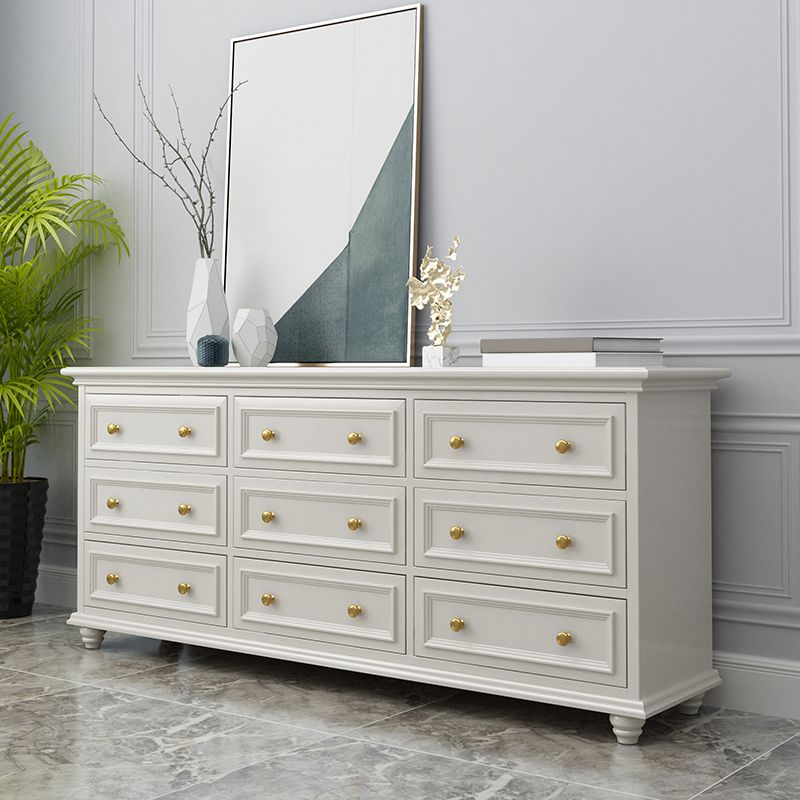Solid Wood Storage Chest Dresser Classic Glam Chest with Drawers Clearhalo 'Bedroom Furniture' 'Dressers & Chests' 'dressers_chests' 'furn' 'furn_dressers_chests' 'Furniture' 1200x1200_6add0cd3-ee23-4ded-8ae6-b2aec0ca2da7