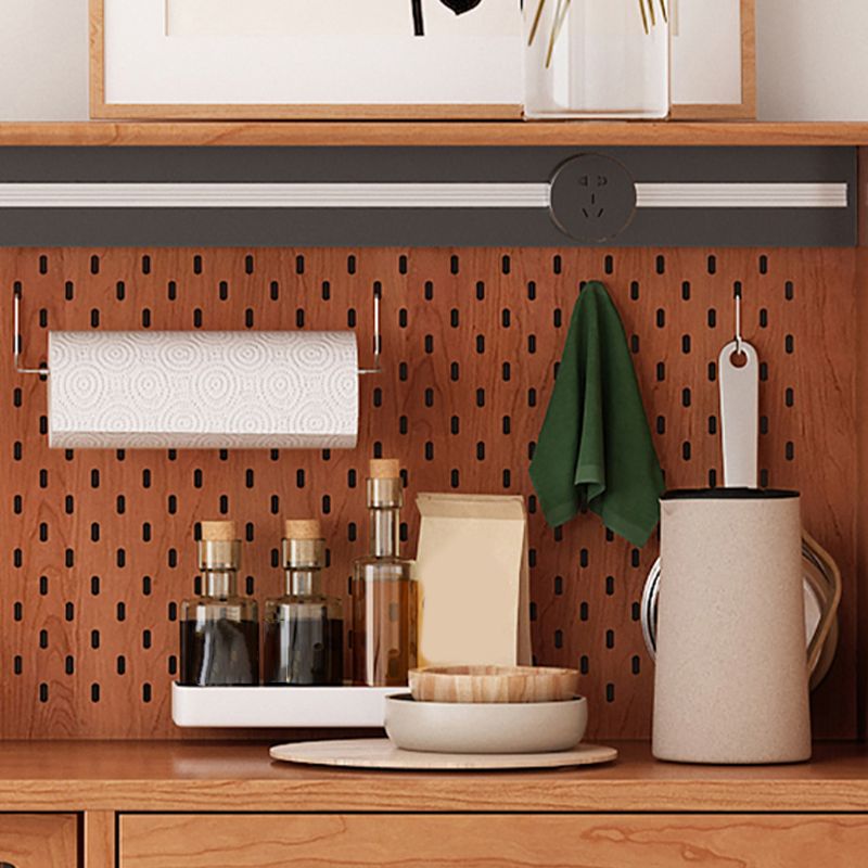 Moderno 5 cassetti a buffet stand pino tavolo laboard in legno massiccio con porta di vetro