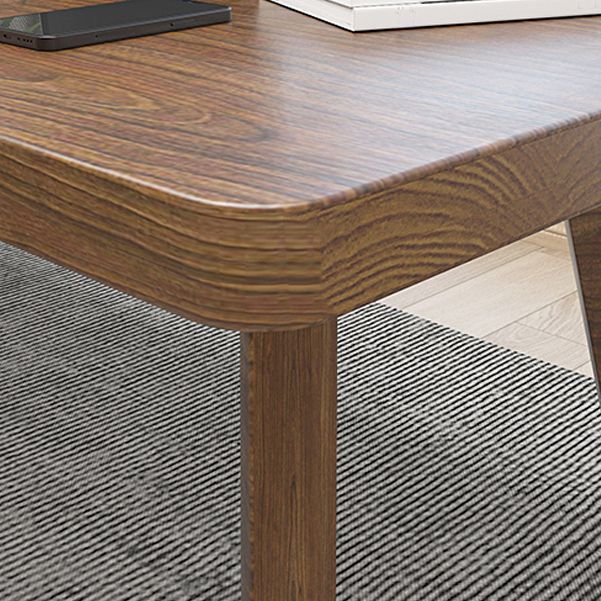Modern Style Home Office Desk Curved Solid Wood Sled Writing Desk Clearhalo 'furn' 'furn_office_desk' 'Furniture' 'Office Desks' 'Office Furniture' 'office_desk' 1200x1200_6adf16cc-0dff-498e-b91d-4e09de72b836
