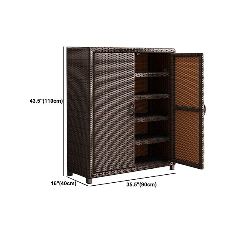 Contemporary Storage Cabinet Square Side Cabinet with Glass Paned Clearhalo 'Cabinets & Chests' 'cabinets_chests' 'furn' 'furn_cabinets_chests' 'Furniture' 'Living Room Furniture' 1200x1200_6ae07830-ba13-46ad-9eb2-3fcc75066e4a