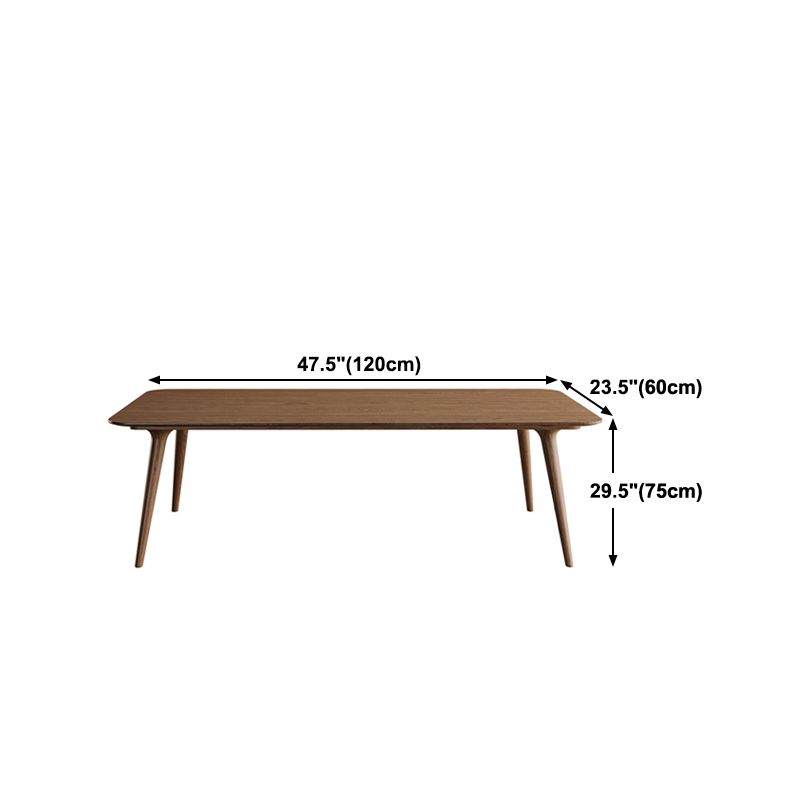 Pine Wood Top Dining Table Contemporary Dining Table with 4 Legs Clearhalo 'Dining Tables & Seating' 'Dining Tables' 'dining_table' 'furn' 'furn_dining_table' 'Furniture' 'furniture_dining_table' 'Kitchen & Dining Furniture' 1200x1200_6ae078b5-cece-41e8-a18e-b61bb0a3569a