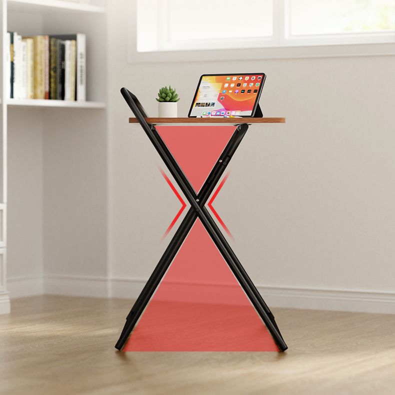 Escritorio de oficina de madera de estilo moderno escritorio de escritura plegable rectangular para el hogar