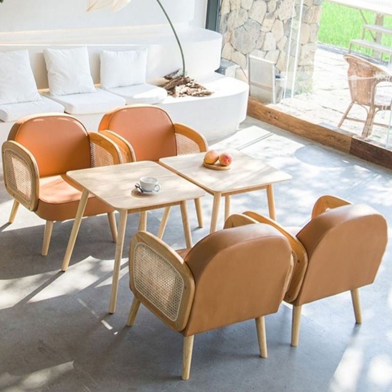 Industrial Upholstered Accent Armchair 4 Legs Wood Frame Armchair Clearhalo 'Accent Chairs' 'accent_chairs' 'Chairs & Seating' 'furn' 'furn_accent_chairs' 'Furniture' 'Living Room Furniture' 1200x1200_6ae0c909-4730-4808-a662-824303d571ff