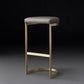 Glam Restaurant Footrest Bar Stool Gray Leather Backless Stool Clearhalo 'Bar Furniture' 'Bar Stools' 'bar_stools' 'furn' 'furn_bar_stools' 'Furniture' 'furniture_bar_stools' 'Kitchen & Dining Furniture' 1200x1200_6ae48d36-49cf-4c8f-8c70-5fadb23eac29
