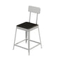 Contemporary Restaurant Iron Barstool Matte Finish Footrest Stool Clearhalo 'Bar Furniture' 'Bar Stools' 'bar_stools' 'furn' 'furn_bar_stools' 'Furniture' 'furniture_bar_stools' 'Kitchen & Dining Furniture' 1200x1200_6aeb88d3-2a40-4709-b1fe-3988667c723e