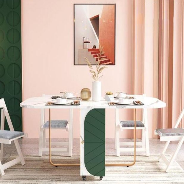 29.3 "Simplicity Style Furniture Ovaal vouwmachines Tabel (alleen tafel)