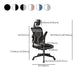Modern Office Chair Adjustable Seat Height Swivel Chair with Breathable Back Clearhalo 'furn' 'furn_office_chair' 'Furniture' 'Office Chairs' 'Office Furniture' 'office_chair' 1200x1200_6aec5434-8c5f-4827-aa90-6838eaf26607