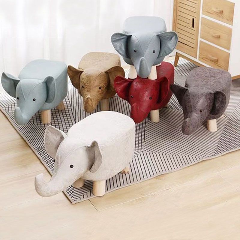 Contemporary Specialty Pouf Faux Leather Upholstered Ottoman Clearhalo 'furn' 'furn_ottomans_poufs' 'Furniture' 'Living Room Furniture' 'Ottomans & Poufs' 'ottomans_poufs' 1200x1200_6aed69f5-da03-4991-a28b-53d21bc7707d