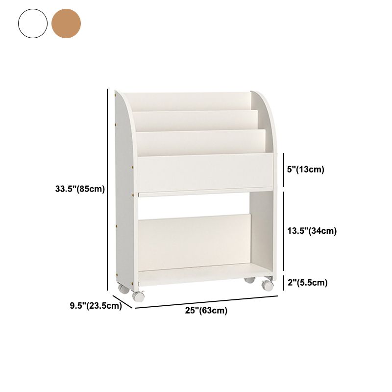 Hedendaagse stijl boekenplank Engineered houten boekenkast voor thuisstudieruimte