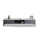15.7" H Glam TV Cabinet Glass Top Media Console TV Stand with 2 Doors Clearhalo 'furn' 'furn_tv_stands_entertainment_centers' 'Furniture' 'Living Room Furniture' 'TV Stands & Entertainment Centers' 'TV Stands & Media Storage Furniture' 'tv_stands_entertainment_centers' 1200x1200_6aef70a4-8af2-4bfe-9a34-a2e58ddb8bb2