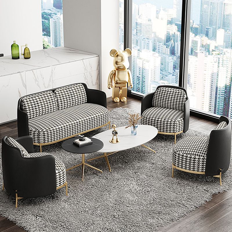 Canapé de siège à coussin unique moderne cousu oreiller en cuir arrière en cuir