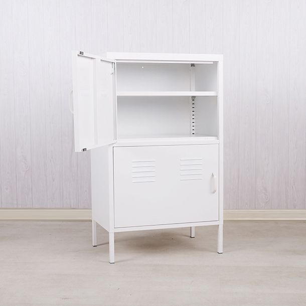 Door Steel Sideboard Modern Server Cabinet with Storage for Dining Room Clearhalo 'buffet_sideboard' 'Buffets & Sideboards' 'furn' 'furn_buffet_sideboard' 'Furniture' 'furniture_buffet_sideboard' 'Kitchen & Dining Furniture' 1200x1200_6af23e9a-d92b-4f5d-9daa-93ea0d579002