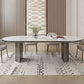 Oval Sintered Stone Dining Table Modern Table in White with Double Pedestal Clearhalo ' dining_table' 'Dining Tables & Seating' 'Dining Tables' 'furn' 'furn_dining_table' 'Furniture' 'furniture_dining_table' 'Kitchen & Dining Furniture' 'kitchen&dining_furn' 'kitchen' 'kitchen_dining_table' 1200x1200_6af29b07-6f10-4a7a-a58c-1df5909d8d47