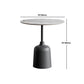 Modernistic Pedestal End Table Slate/Wood Top Round Corner Table Clearhalo 'Coffee & Accent Tables' 'End & Side Tables' 'end_side_tables' 'furn' 'furn_end_side_tables' 'Furniture' 'Living Room Furniture' 1200x1200_6af4667b-70fa-4c4c-9615-9edcf18402e3