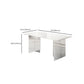 Mesa de comedor rectangular moderna 1/2/5/7 piezas de comedor de piedra para comedor