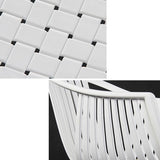 Scandinavian Dining Arm Chairs Plastic Slat Back Dining Armchair (Set of 4) Clearhalo ' kitchen&dining_furn' 'Dining Chairs' 'Dining Tables & Seating' 'dining_chair' 'furn' 'furn_dining_chair' 'Furniture' 'furniture_dining_chair' 'Kitchen & Dining Furniture' 'kitchen' 1200x1200_6af5a505-92f4-4296-9a17-56ed3fcaa36b