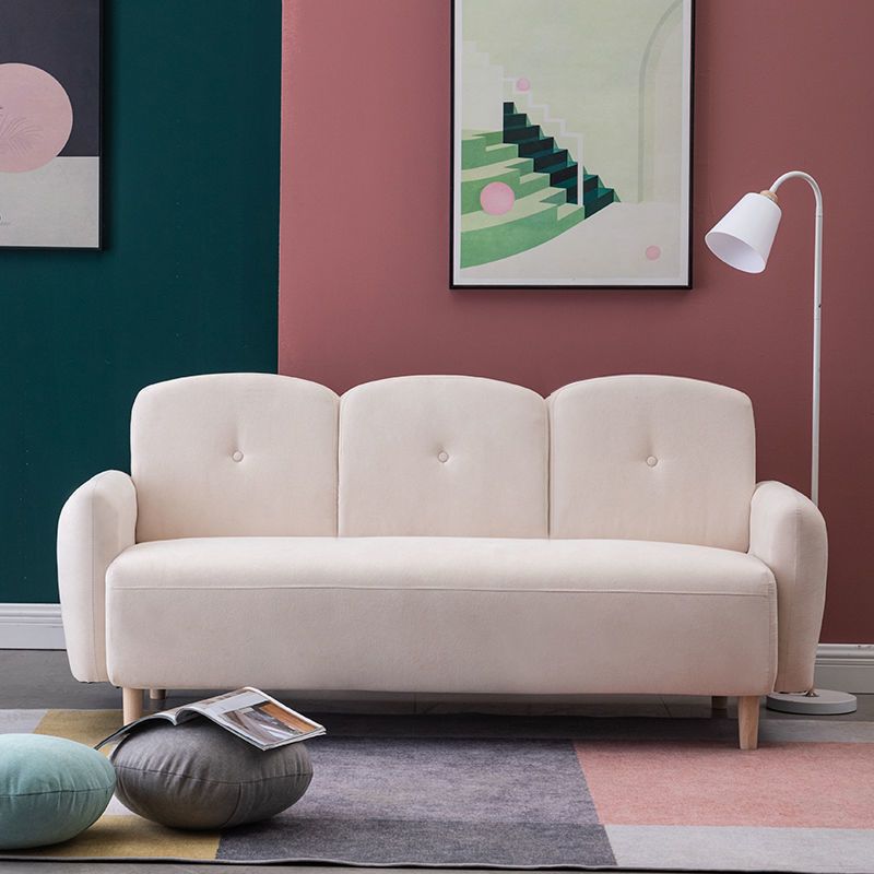 29.92" High Velvet Sofa Recessed Arm Sofa with 3-seater for Apartment Clearhalo 'furn' 'furn_sofas' 'Furniture' 'Living Room Furniture' 'Sofa' 'sofas' 1200x1200_6af6062a-ce3e-4c61-96bb-017494a77173