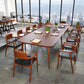 Rectangle 4 Legs Modern Style Dining Table Wood Color Fixed Table with Solid Wood Clearhalo ' dining_table' 'Dining Tables & Seating' 'Dining Tables' 'furn' 'furn_dining_table' 'Furniture' 'furniture_dining_table' 'Kitchen & Dining Furniture' 'kitchen&dining_furn' 'kitchen' 'kitchen_dining_table' 1200x1200_6af76a88-f9e5-4091-80a1-99c461d190a6