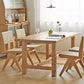 Fixed Farmhouse Style Solid Wood Top Kitchen Table Set of 4 Brown for Dining Room Clearhalo 'Dining Room Sets' 'Dining Tables & Seating' 'dining_room_set' 'furn' 'furn_dining_room_set' 'Furniture' 'furniture_dining_room_set' 'Kitchen & Dining Furniture' 'kitchen&dining_furn' 'kitchen' 1200x1200_6af7b964-cb2d-4651-9826-c9dca6e6c321