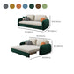 31.49" Wide Sleeper Sofa Velvet Detachable Mattress Sofa Bed with Storage