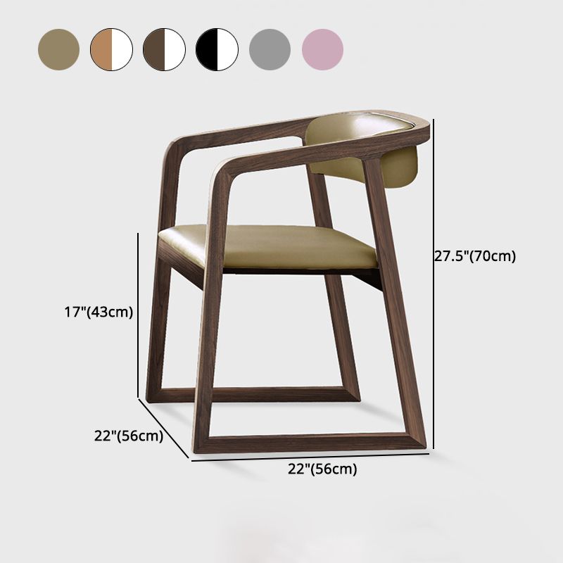 Scandinavian Wood Dining Kitchen Room Chair Open Back Arm Chair Clearhalo ' kitchen&dining_furn' 'Dining Chairs' 'Dining Tables & Seating' 'dining_chair' 'furn' 'furn_dining_chair' 'Furniture' 'furniture_dining_chair' 'Kitchen & Dining Furniture' 'kitchen' 1200x1200_6af94bc3-2016-47a7-b625-b9f18526f694