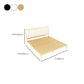 Glam Metal with Headboard Rectangular Slat Mattress Included Slat Bed