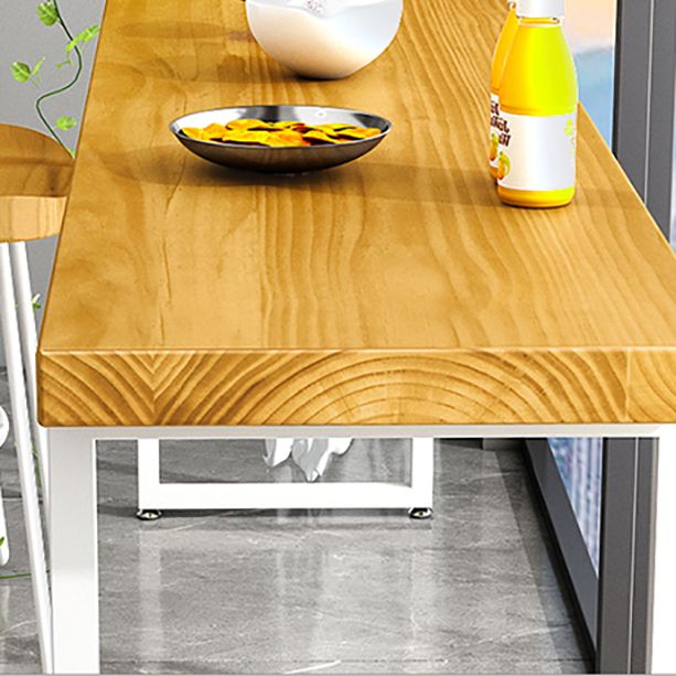 Contemporary Solid Wood Bar Counter Rectangle Bar Counter with Sled Base Clearhalo 'Bar Furniture' 'Bar Tables' 'bar_tables' 'furn' 'furn_bar_tables' 'Furniture' 'furniture_bar_tables' 'Kitchen & Dining Furniture' 1200x1200_6afa4380-abaa-4967-af11-4e13d1199790
