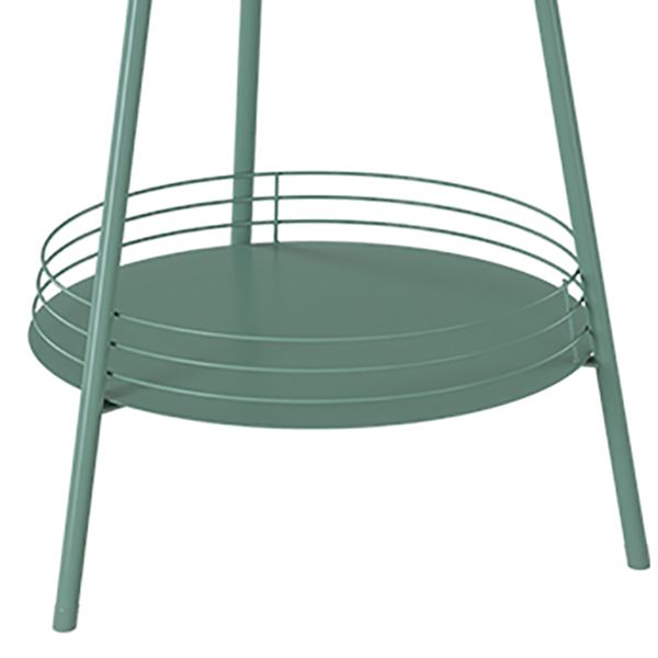 Tavolino superiore a 3 gambe mentale del vassoio rotondo da 21,6 "tavolo da gambe mentali con scaffale