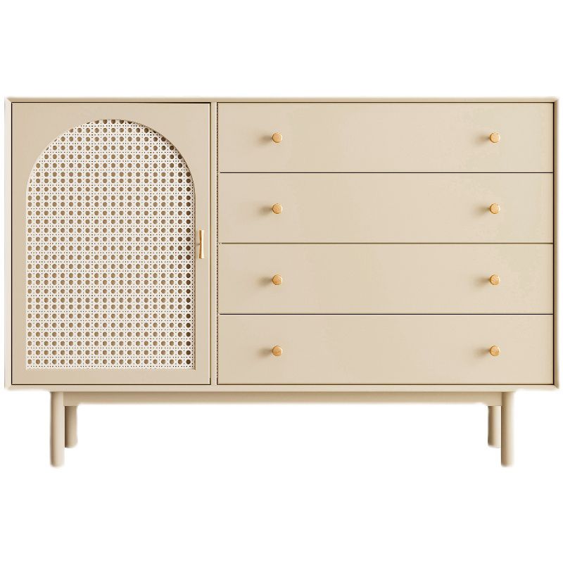 Rattan Living Room Sideboard Cabinet Modern Credenza with Storage and Drawer Clearhalo 'buffet_sideboard' 'Buffets & Sideboards' 'furn' 'furn_buffet_sideboard' 'Furniture' 'furniture_buffet_sideboard' 'Kitchen & Dining Furniture' 1200x1200_6afd9adc-19b9-4c55-a304-f2af9b43f779