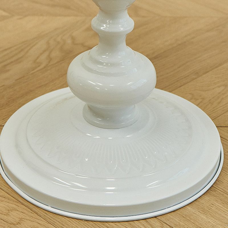 Round Top Pedestal Side Table Contemporary Metal Side End Table Clearhalo 'Coffee & Accent Tables' 'End & Side Tables' 'end_side_tables' 'furn' 'furn_end_side_tables' 'Furniture' 'Living Room Furniture' 1200x1200_6afde0a7-392b-4e7e-b5ae-0c9a30e0dd60