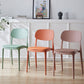 Plastic Scandinavian Living Room Side Chair Matte Finish Open Back Dining Chair Clearhalo ' kitchen&dining_furn' 'Dining Chairs' 'Dining Tables & Seating' 'dining_chair' 'furn' 'furn_dining_chair' 'Furniture' 'furniture_dining_chair' 'Kitchen & Dining Furniture' 'kitchen' 1200x1200_6afe487a-15c6-4574-b172-c8a75bab4746