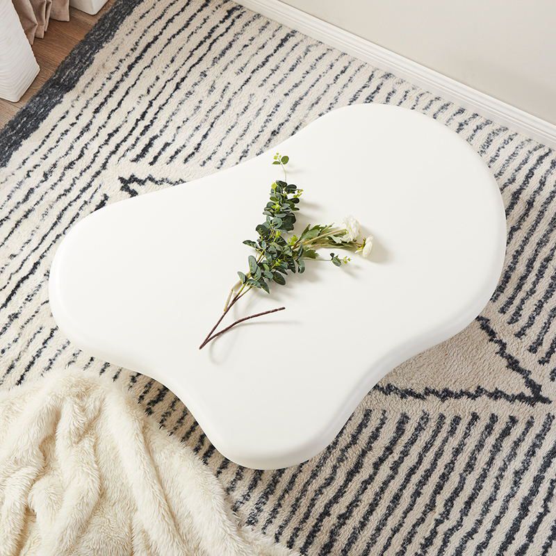 リビングルーム用の白/黒の四肢コーヒーテーブルプラスチックカクテルテーブル