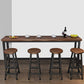 Modern Solid Wood Bar Dining Table Rectangle Bar Table in Brown Clearhalo 'Bar Furniture' 'Bar Tables' 'bar_tables' 'furn' 'furn_bar_tables' 'Furniture' 'Kitchen & Dining Furniture' 1200x1200_6b02d6b2-a3f4-4e1c-ab4b-822eec9c03e6