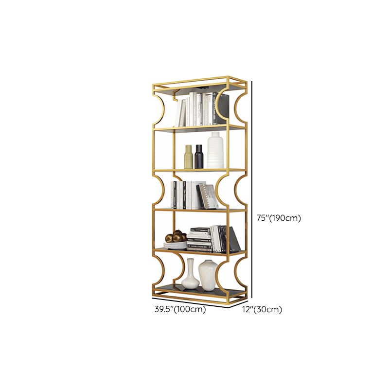 Urban Shelf Bookcase Metal Vertical Bookshelf for Study Room Clearhalo 'Bookcases' 'furn' 'furn_bookcases' 'Furniture' 'Office Furniture' 1200x1200_6b03d890-2f23-4064-89ca-33b47aa47b2a