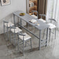 Contemporary Indoor Bar Dining Table Rectangle Wood Bar Stool Table Clearhalo 'Bar Furniture' 'Bar Tables' 'bar_tables' 'furn' 'furn_bar_tables' 'Furniture' 'Kitchen & Dining Furniture' 1200x1200_6b0454a8-e527-4af6-b247-ccf6b1061fbb