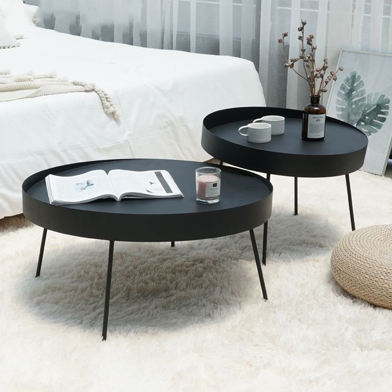 Geometric Metal Coffee Table Modern 4 Legs 15.7''/23.6''/31.5'' Cocktail Table Clearhalo 'Coffee & Accent Tables' 'Coffee Tables' 'coffee_tables' 'furn' 'furn_coffee_tables' 'Furniture' 'furniture_coffee_tables' 'Living Room Furniture' 1200x1200_6b07f4f4-5664-4f89-9e0f-79e06c218afa