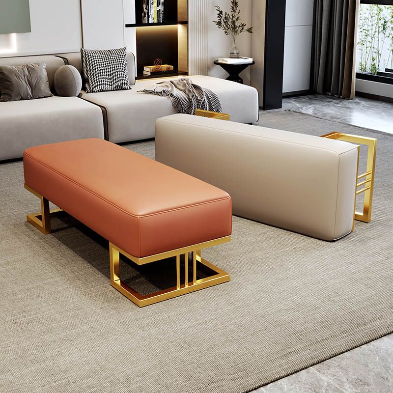 Panch d'ingresso glam Banca ammortizzata con sedioni in metallo rettangolo, larghezza 18 pollici